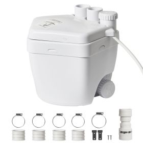 Utility Sink Pump, 1/3 HP, 120-Volt, 1750 GPH Flow, 18 ft Head, Under-Sink Sump Pump System with Copper Wire Motor